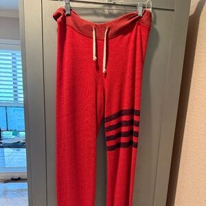 Sundry Red Sweatpants/Joggers Size L